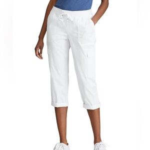 Ralph Lauren White Cargo Capri, size 12.